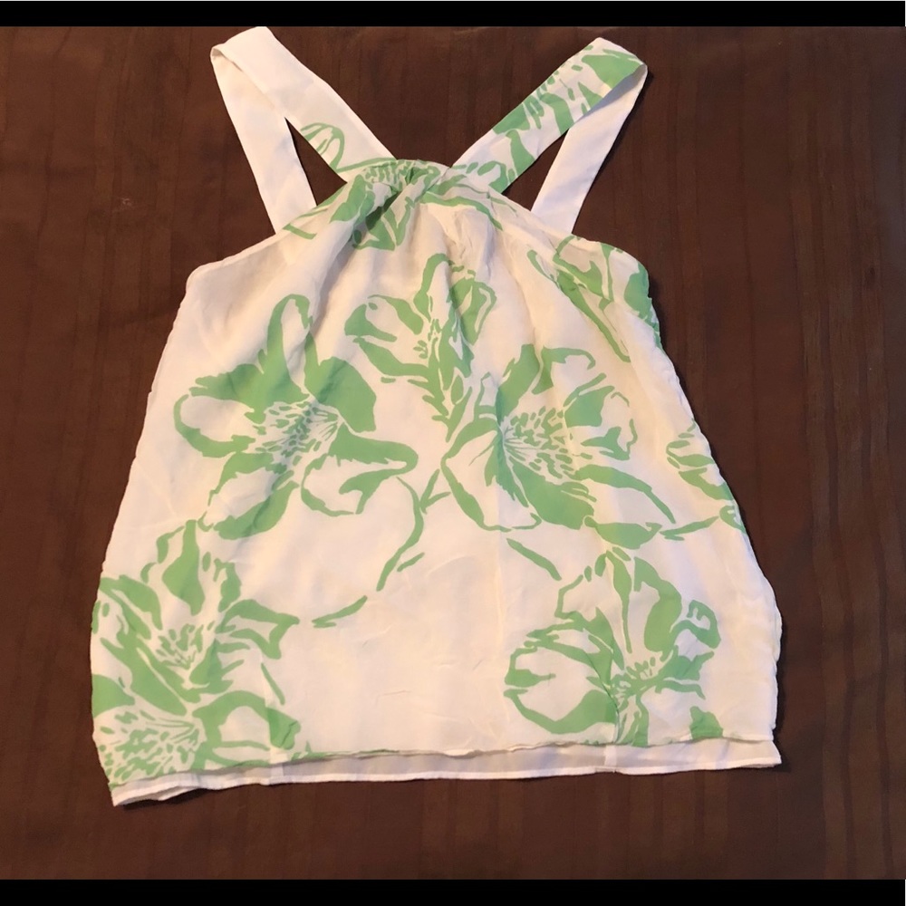 Banana Republic Floral Chiffon Tank